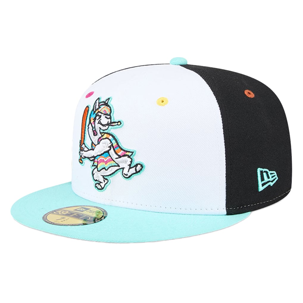 Hickory Crawdads New Era Copa de la Diversión 59FIFTY Fitted Hat - White