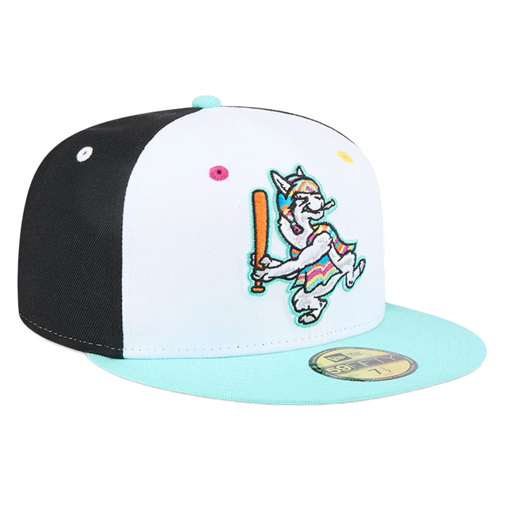 Hickory Crawdads New Era Copa de la Diversión 59FIFTY Fitted Hat - White