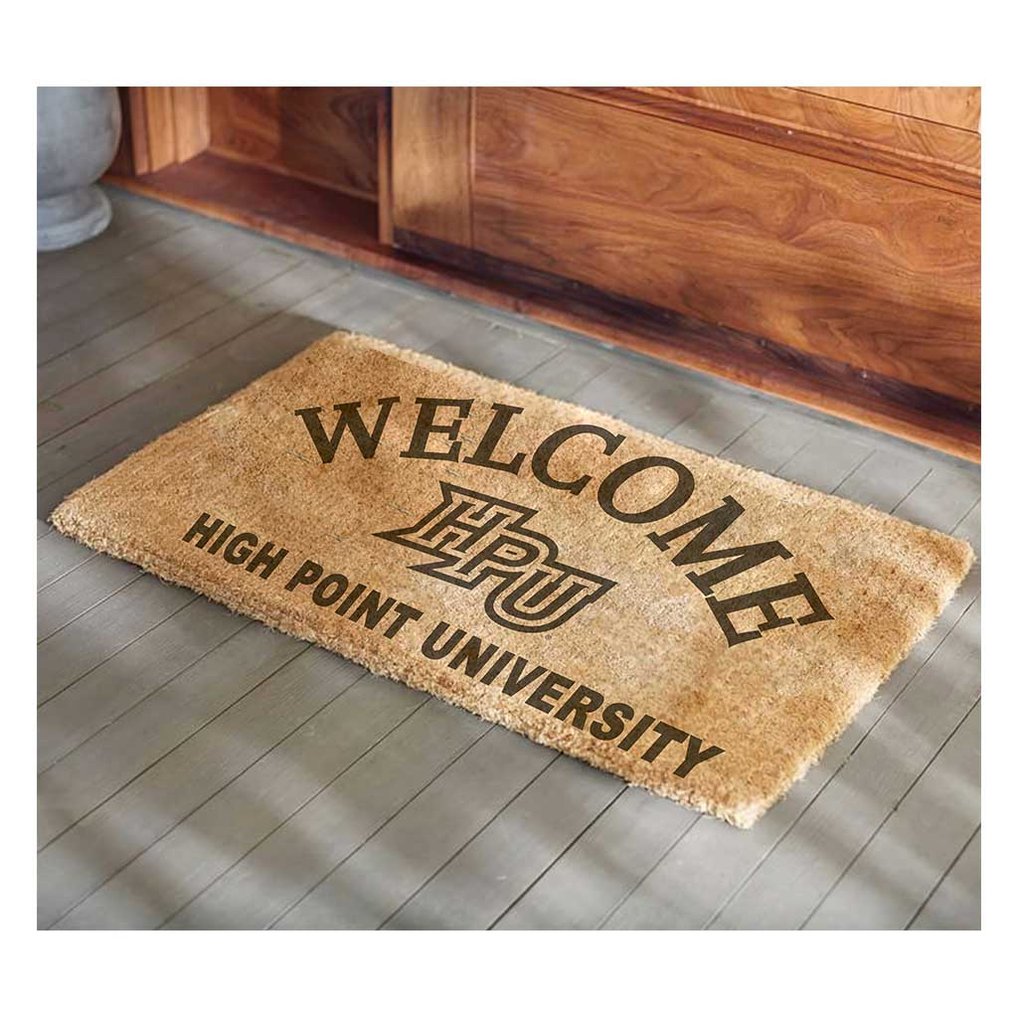 High Point Panthers 18" x 34" Welcome Coir Doomat