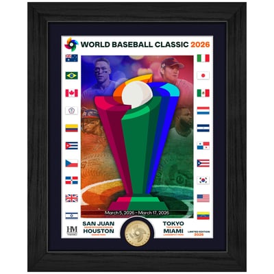 Highland Mint 2026 World Baseball Classic 13" x 16" Bronze Coin Photo Mint