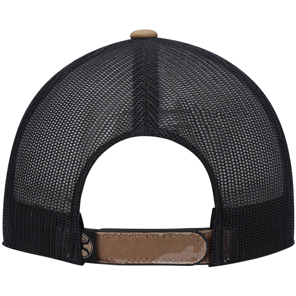 HOOey Liberty Roper Team Trucker Snapback Hat - Camo/Black