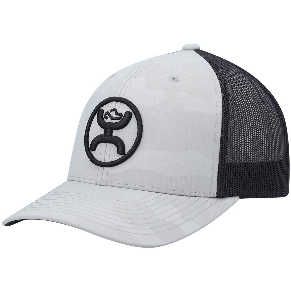 HOOey O-Classic Trucker Snapback Hat - Gray