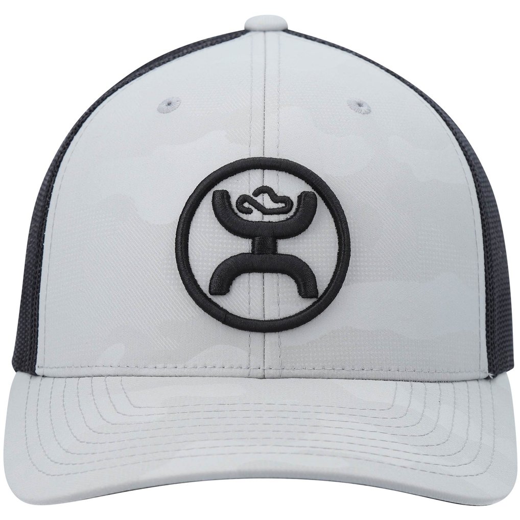 HOOey O-Classic Trucker Snapback Hat - Gray