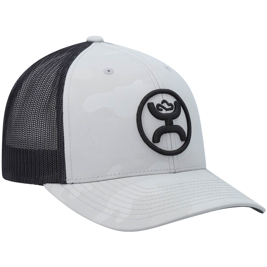 HOOey O-Classic Trucker Snapback Hat - Gray