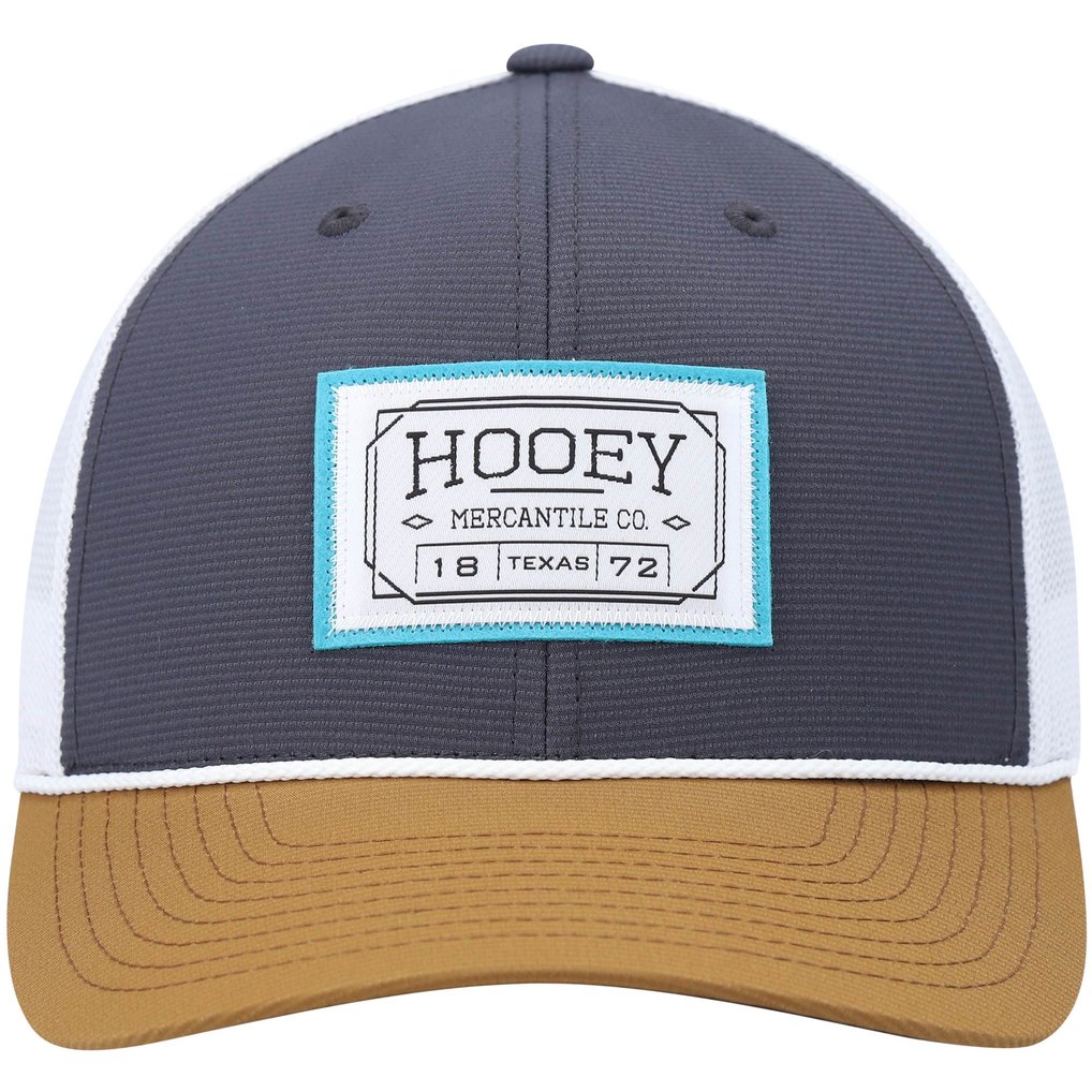 HOOey Doc Trucker Snapback Hat - Navy/Tan
