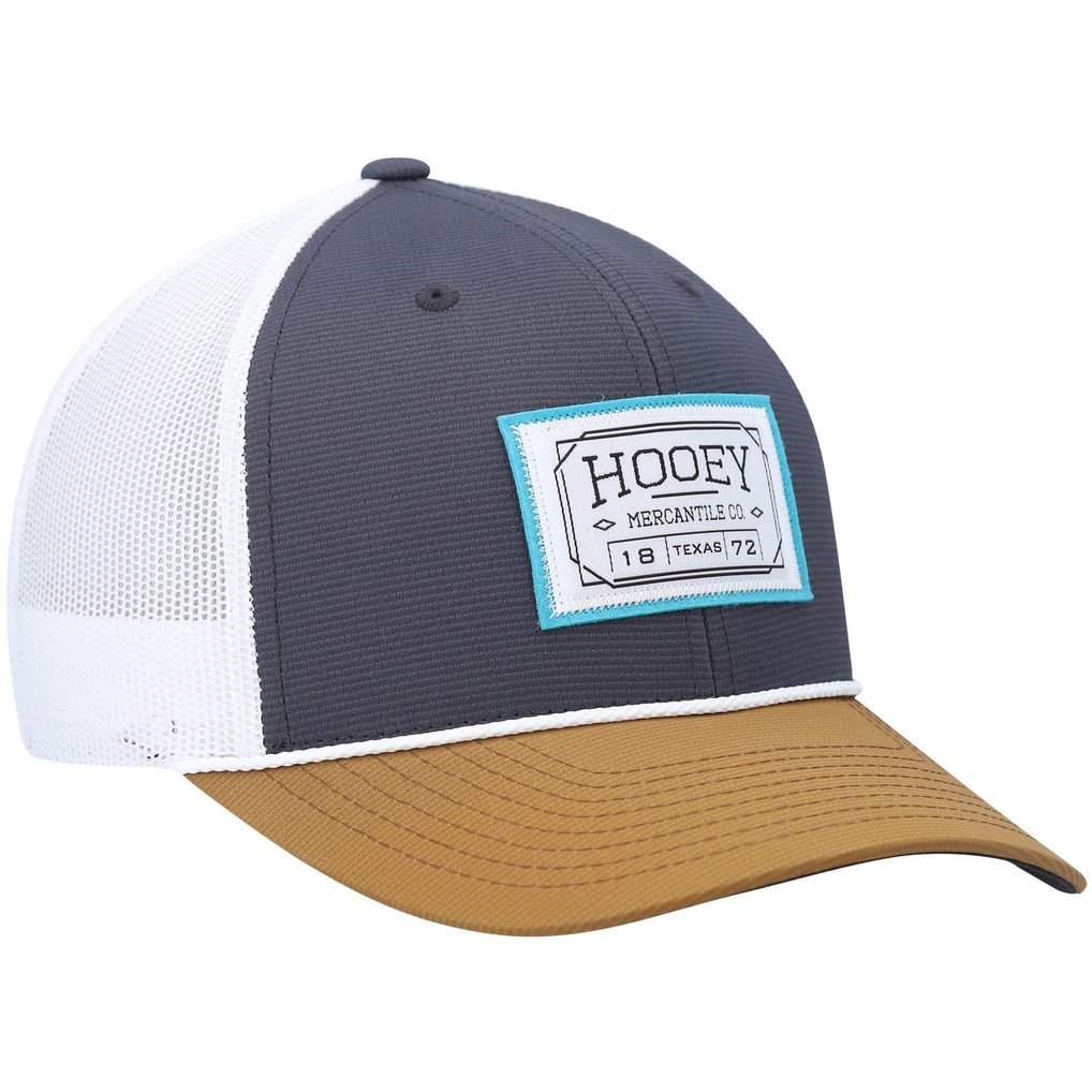 HOOey Doc Trucker Snapback Hat - Navy/Tan