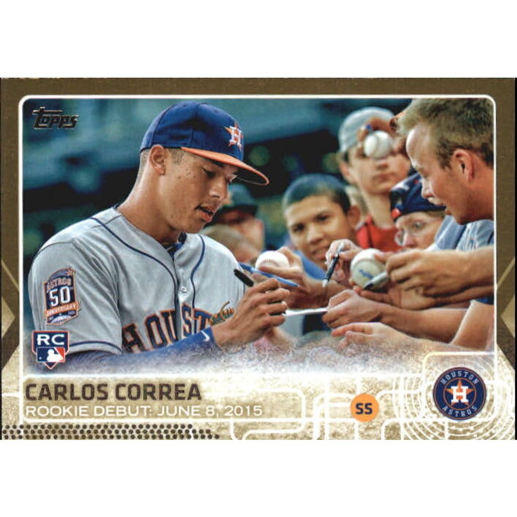 2015 Topps Update Gold #US251 Carlos Correa RD