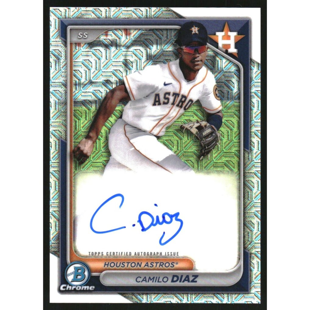 2024 Bowman Chrome Mega Box Autographs #BMACDI Camilo Diaz