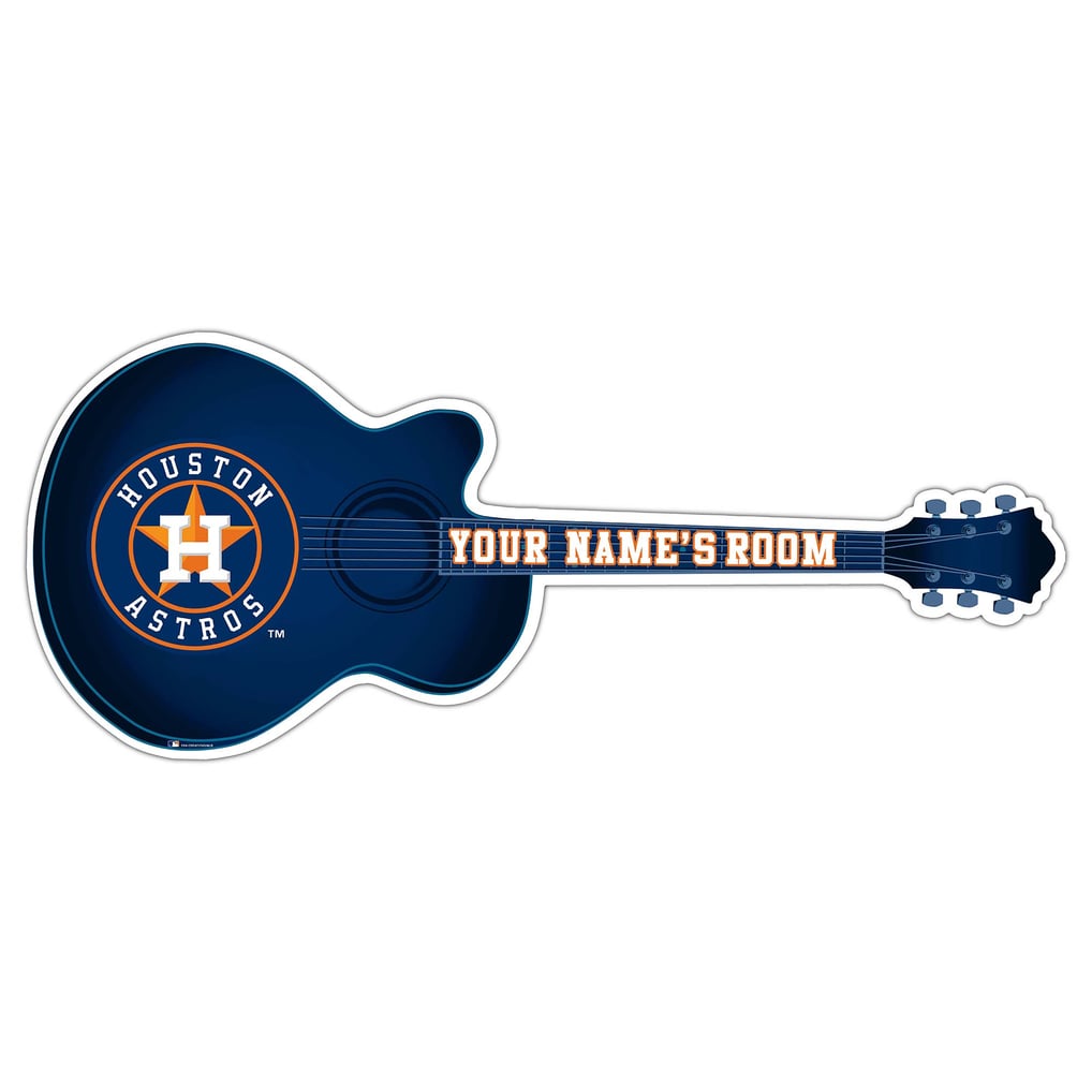 Houston Astros 24" Customizable Guitar Sign