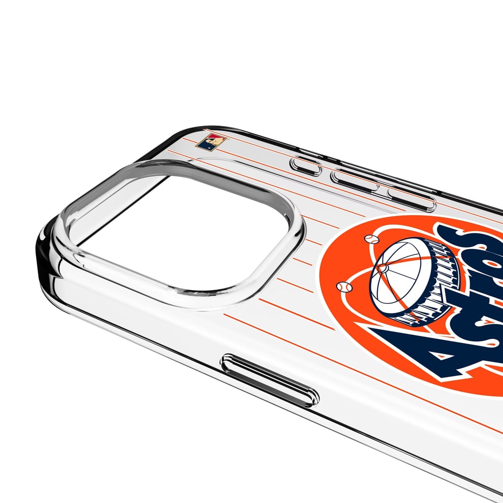 Houston Astros Cooperstown Pinstripe iPhone Clear Case