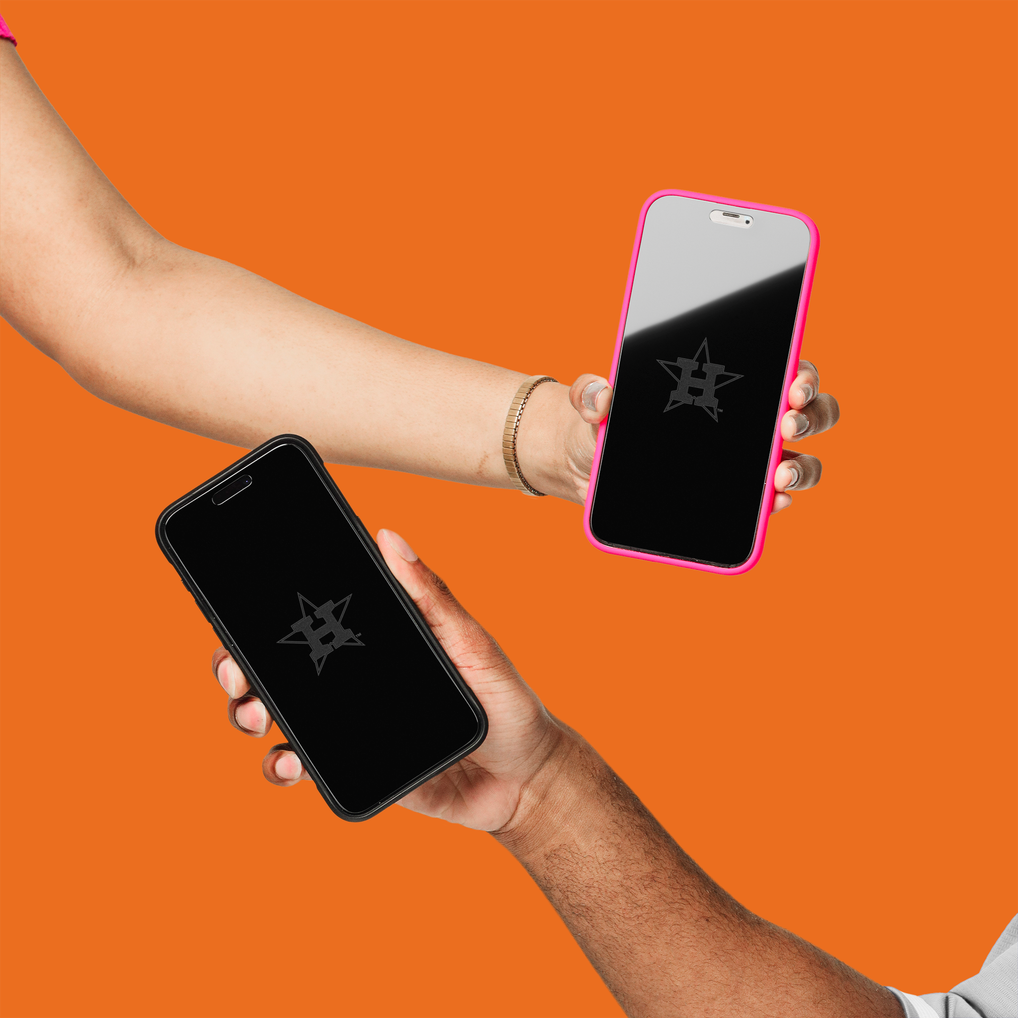 Houston Astros Disappearing Logo iPhone Screen Protector