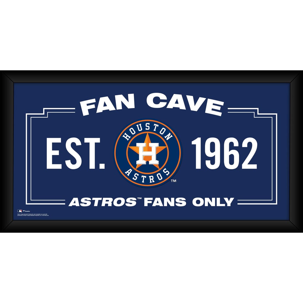 Houston Astros Fanatics Authentic Framed 10" x 20" Fan Cave Collage
