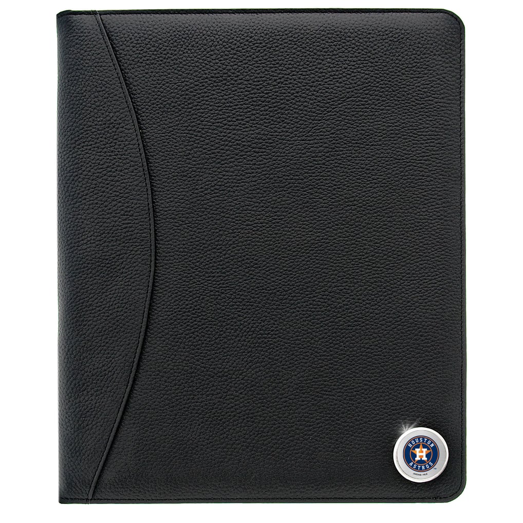 Houston Astros Zippered Leather Portfolio
