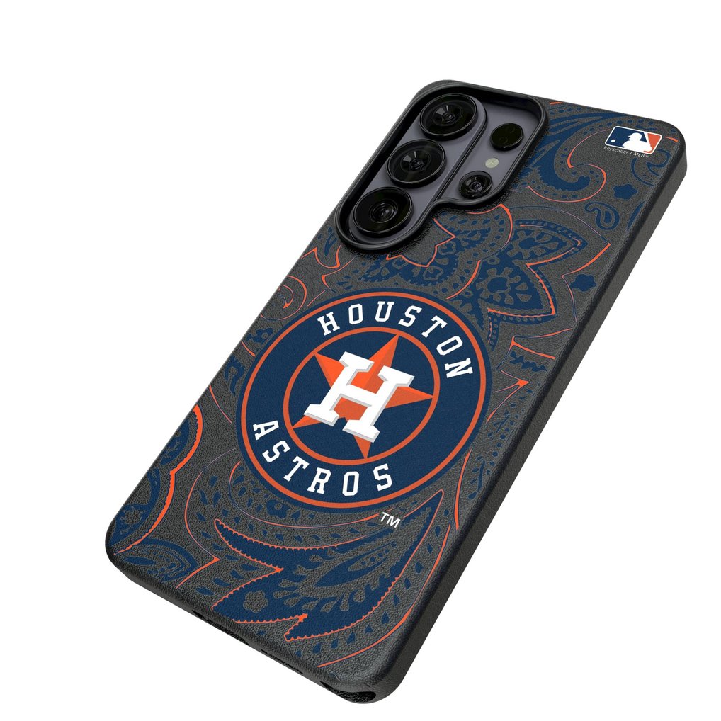 Houston Astros Keyscaper Paisley Galaxy Magnetic Bump Case