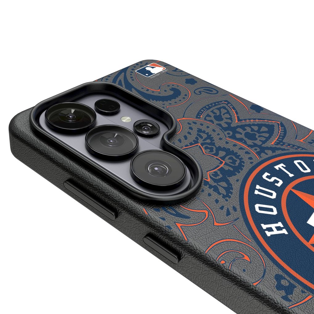 Houston Astros Keyscaper Paisley Galaxy Magnetic Bump Case