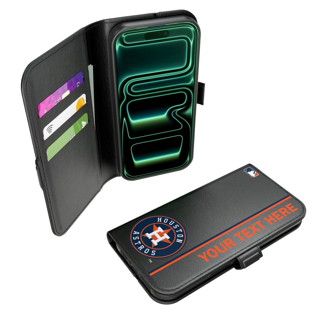 Houston Astros Keyscaper Personalized iPhone Folio 2.0 Case