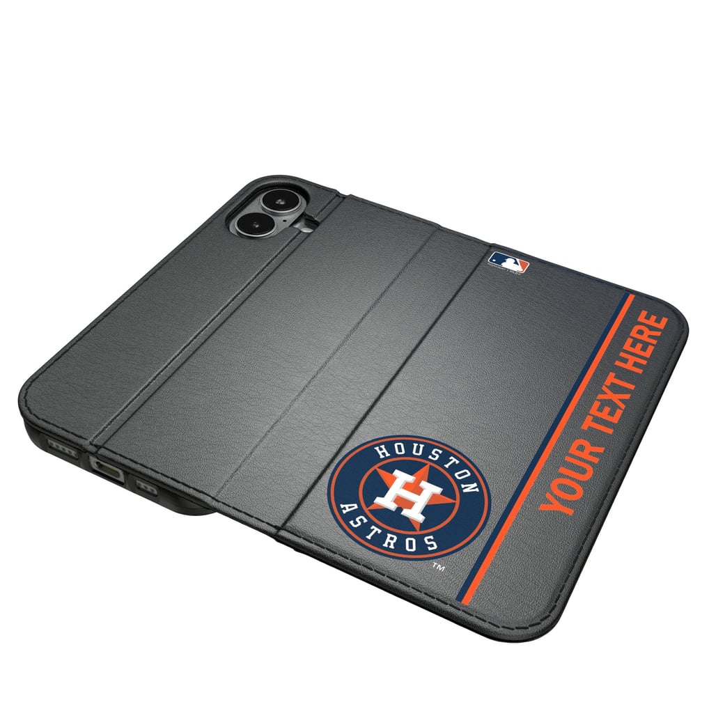 Houston Astros Keyscaper Personalized iPhone Folio 2.0 Case