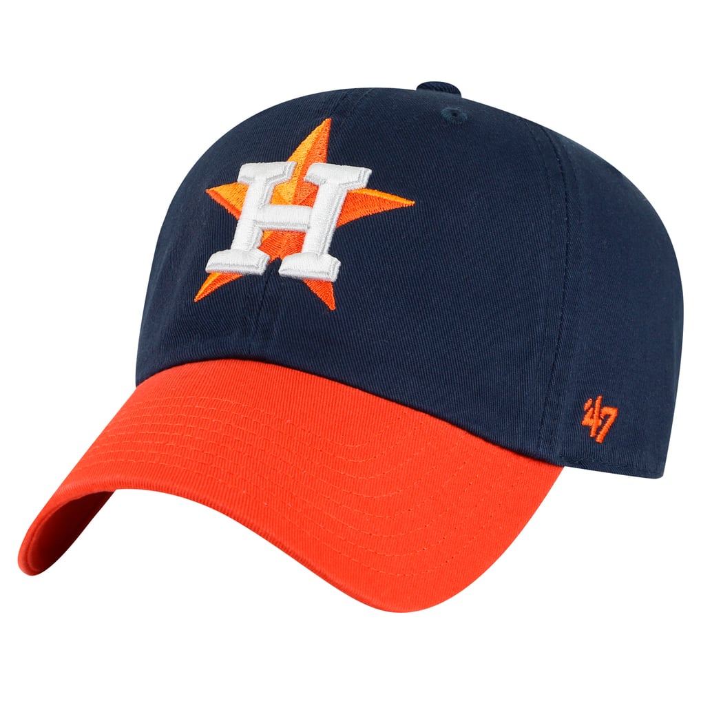 Houston Astros '47 Clean Up Adjustable Hat - Navy/Orange