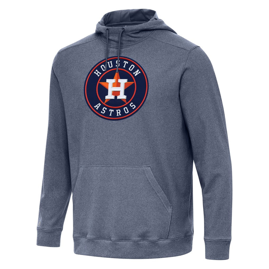 Houston Astros Antigua Cloud Pullover Hoodie - Heather Navy