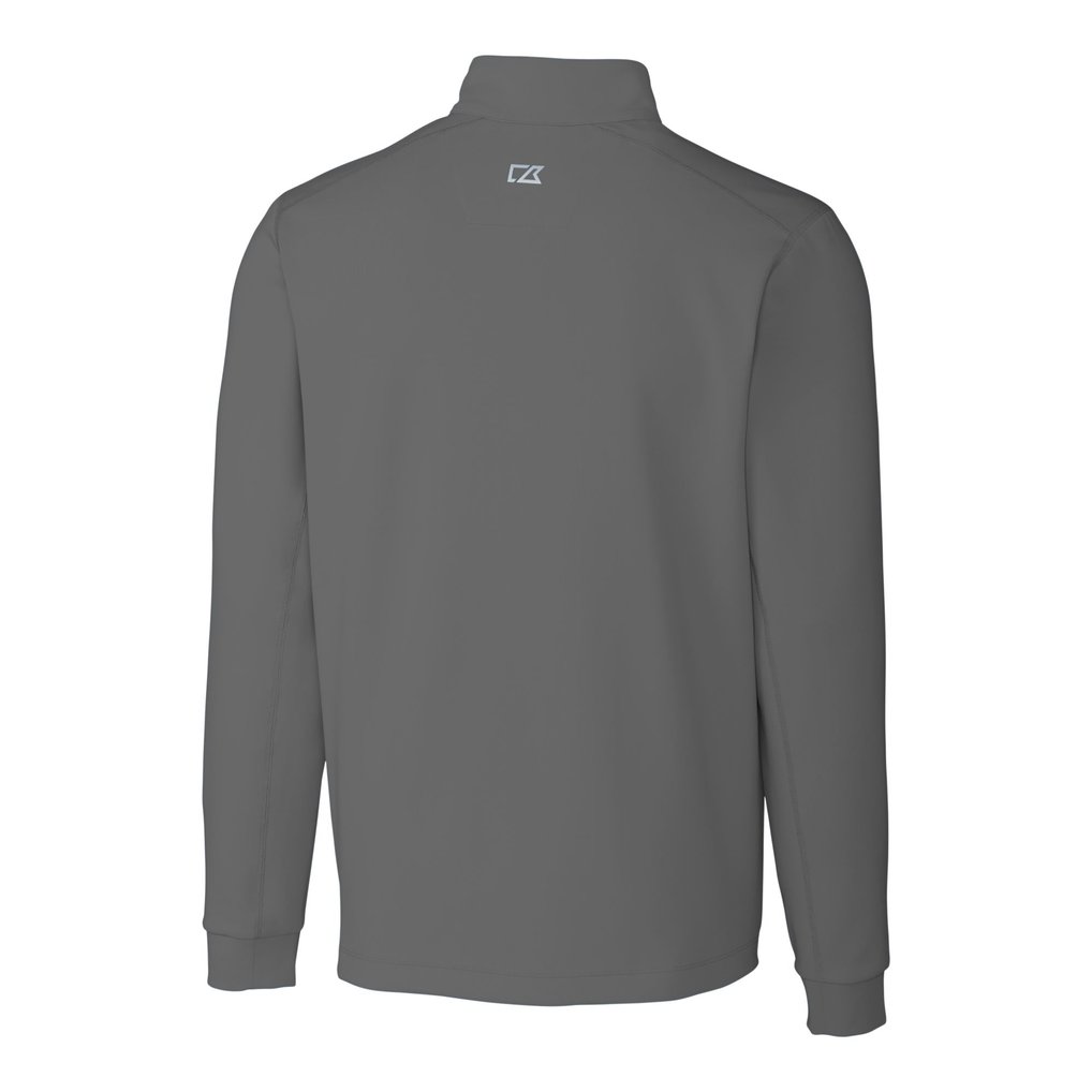  Houston Astros Cutter & Buck Traverse Stretch Quarter-Zip Pullover Top - Gray