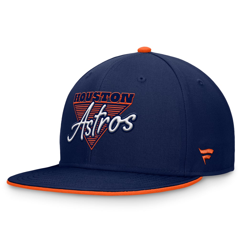 Houston Astros Fanatics Fundamental Tri-Script Fitted Hat - Navy