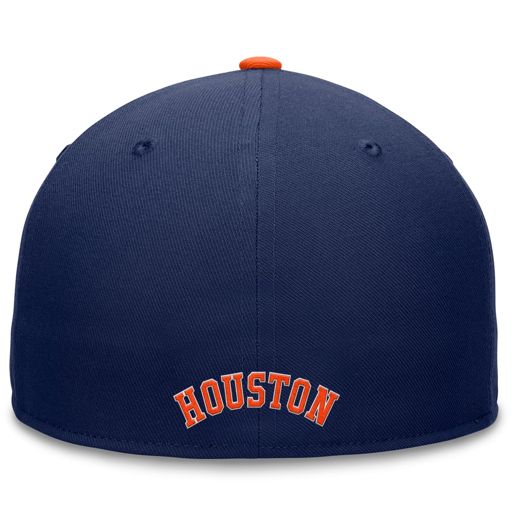 Houston Astros Fanatics Fundamental Tri-Script Fitted Hat - Navy