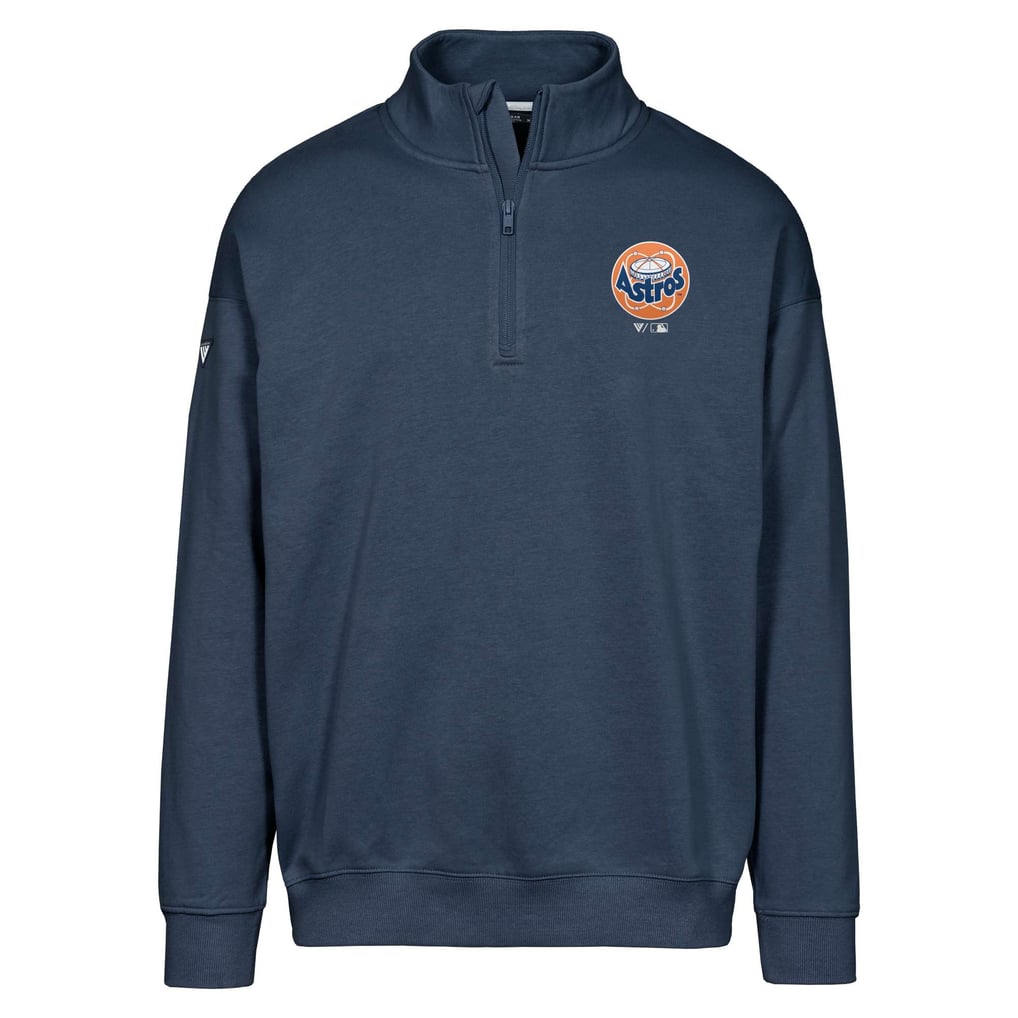 Houston Astros Levelwear Murray Core Logo Quarter-Zip Pullover Top - Navy