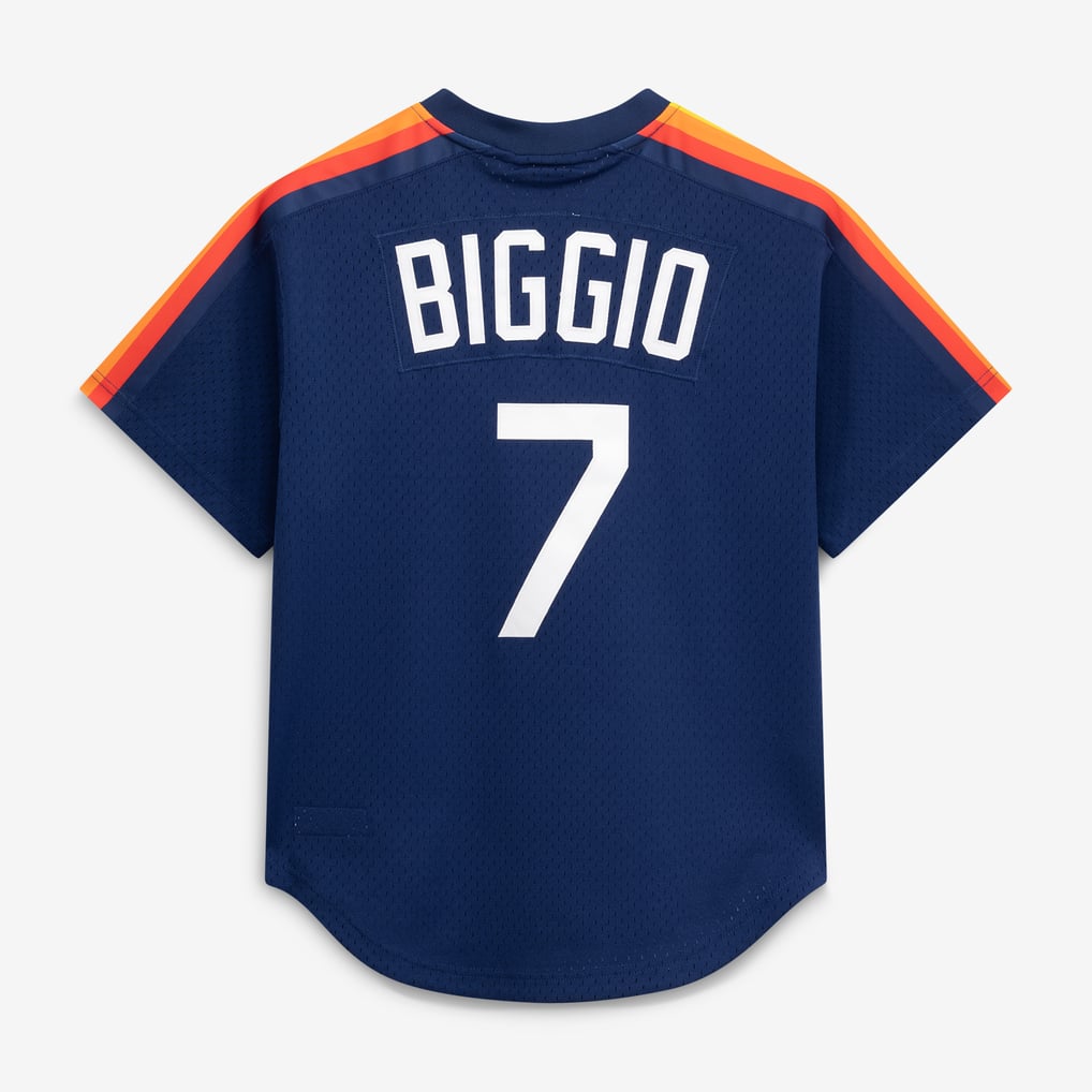 Craig Biggio Houston Astros Mitchell & Ness Authentic Batting Practice Jersey - Navy
