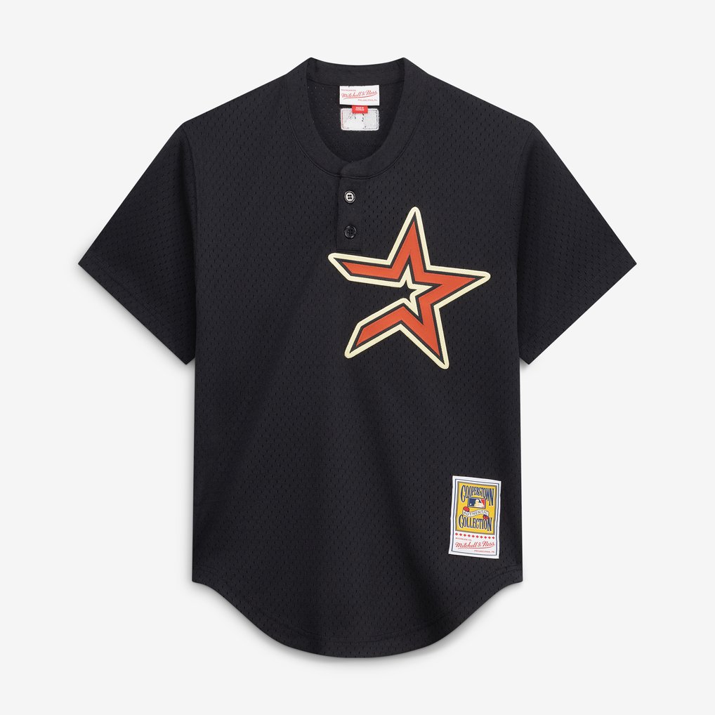 Jeff Bagwell Houston Astros Mitchell & Ness Authentic Batting Practice Jersey - Black