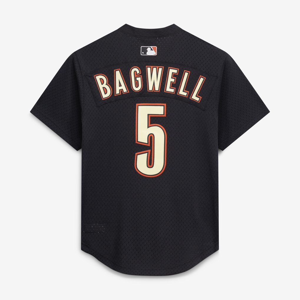 Jeff Bagwell Houston Astros Mitchell & Ness Authentic Batting Practice Jersey - Black