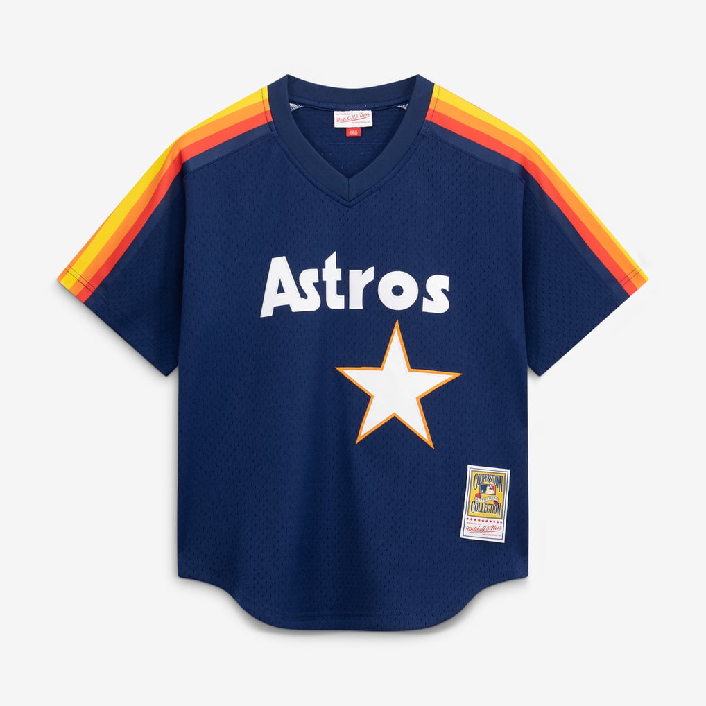 Jeff Bagwell Houston Astros Mitchell & Ness Authentic Batting Practice Jersey - Navy