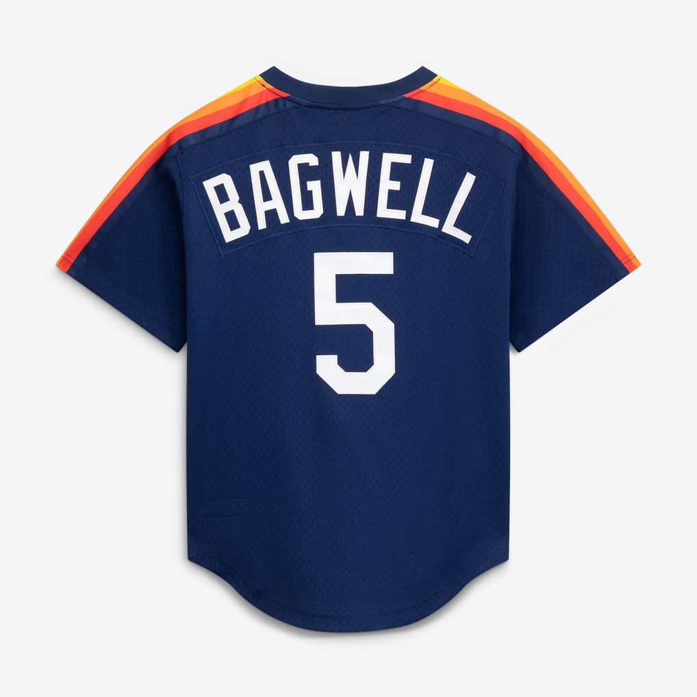 Jeff Bagwell Houston Astros Mitchell & Ness Authentic Batting Practice Jersey - Navy