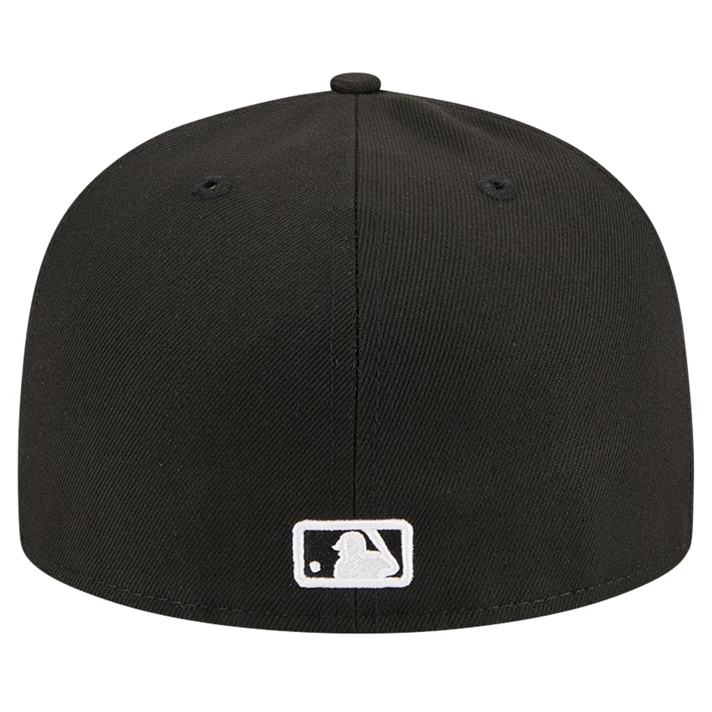 Houston Astros New Era Logo 59FIFTY Fitted Hat - Black