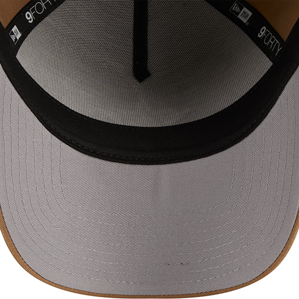 Houston Astros New Era A-Frame 9FORTY Adjustable Hat - Khaki