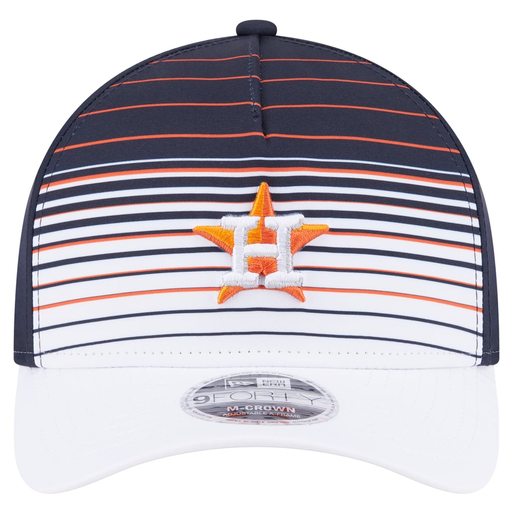  Houston Astros New Era Gradient 9FORTY M-Crown Adjustable Hat - Navy