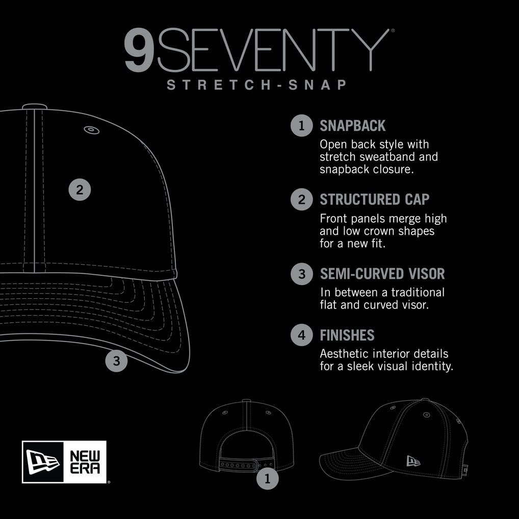 Houston Astros New Era Multi-Rope 9SEVENTY Stretch-Snap Hat - Navy