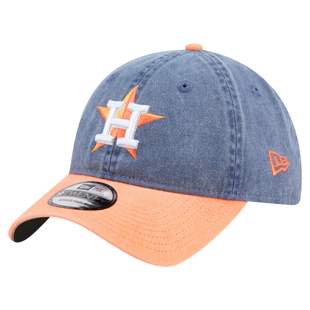 Houston Astros New Era Select 9TWENTY Adjustable Hat - Navy/Orange