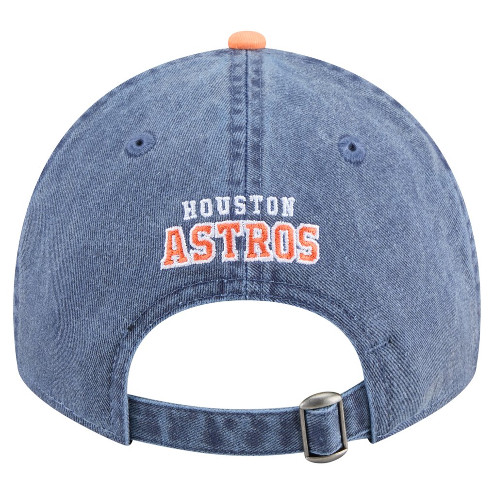Houston Astros New Era Select 9TWENTY Adjustable Hat - Navy/Orange