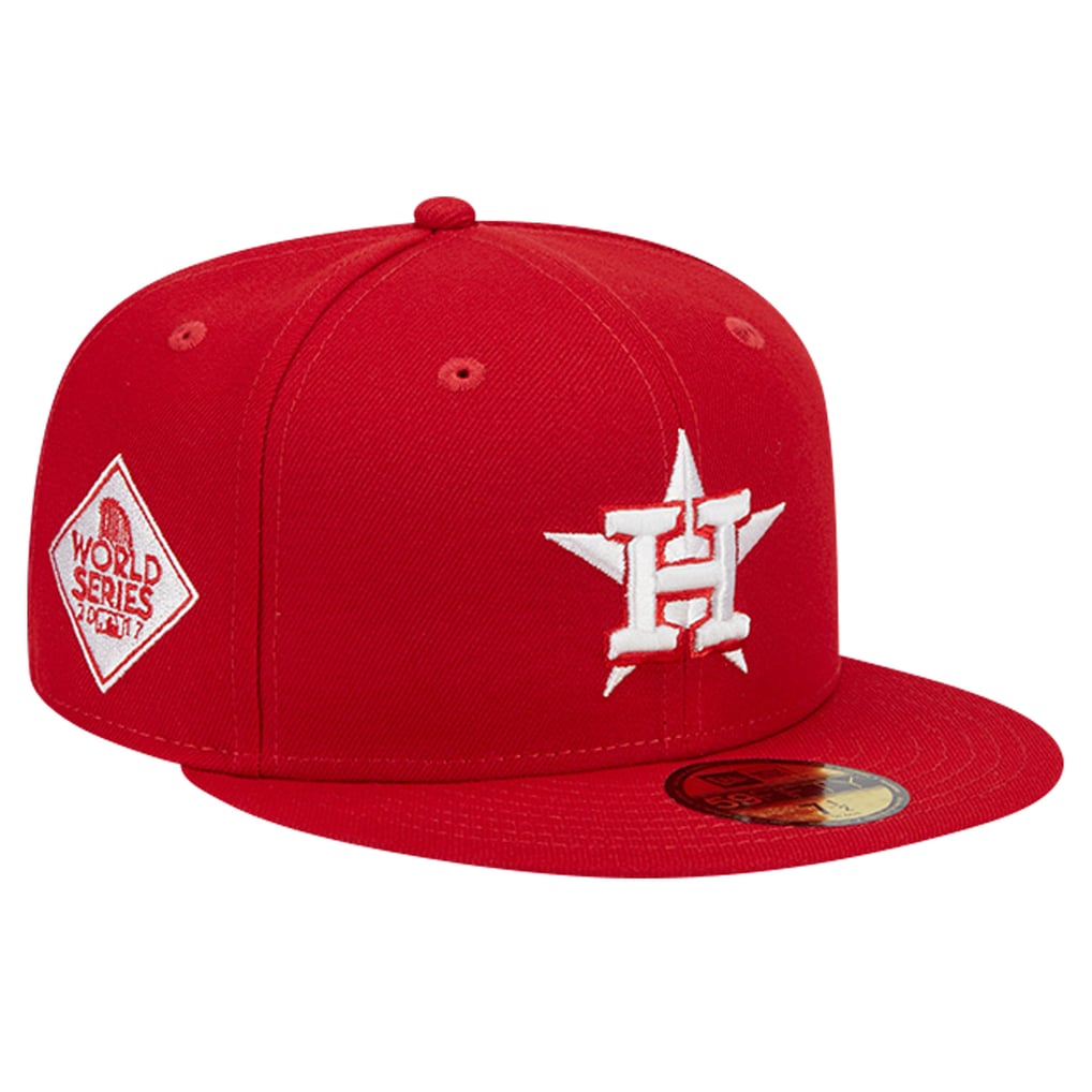Houston Astros New Era Logo 59FIFTY Fitted Hat - Red