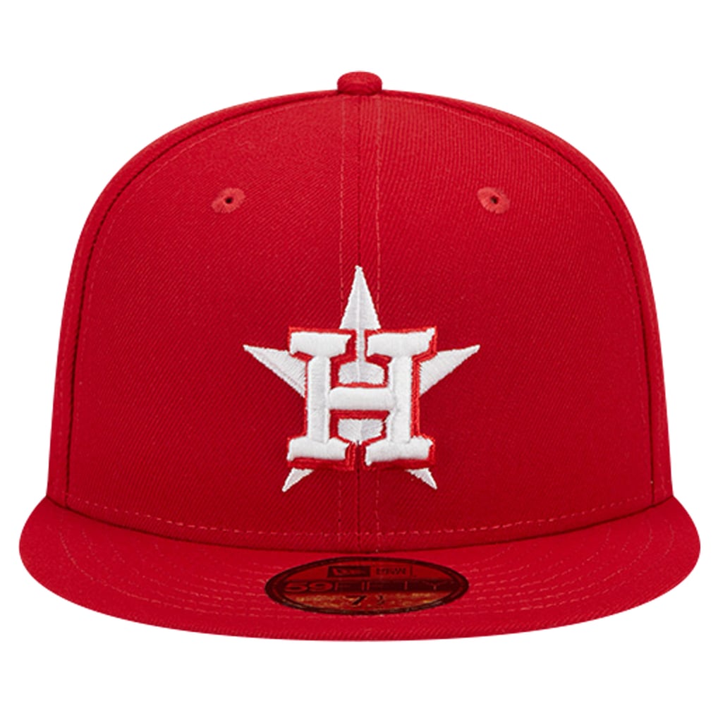 Houston Astros New Era Logo 59FIFTY Fitted Hat - Red