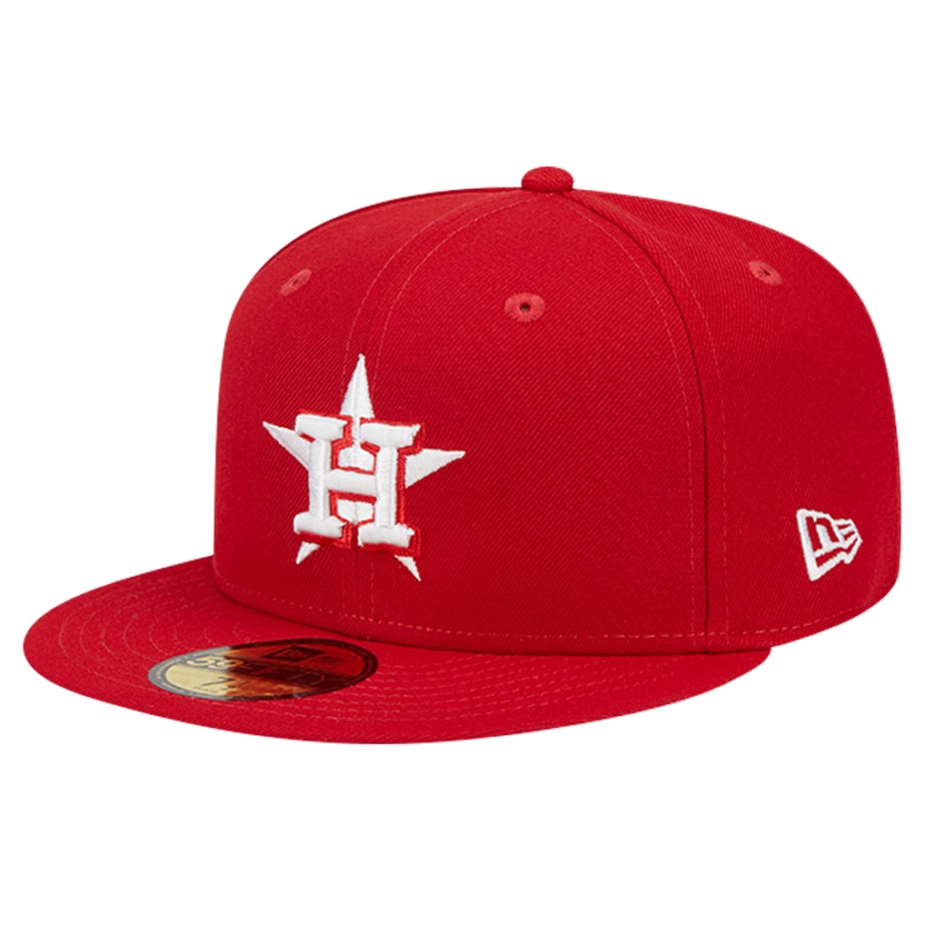 Houston Astros New Era Logo 59FIFTY Fitted Hat - Red