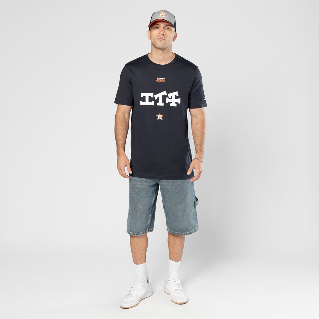 Houston Astros New Era x Hyperfly T-Shirt - Navy