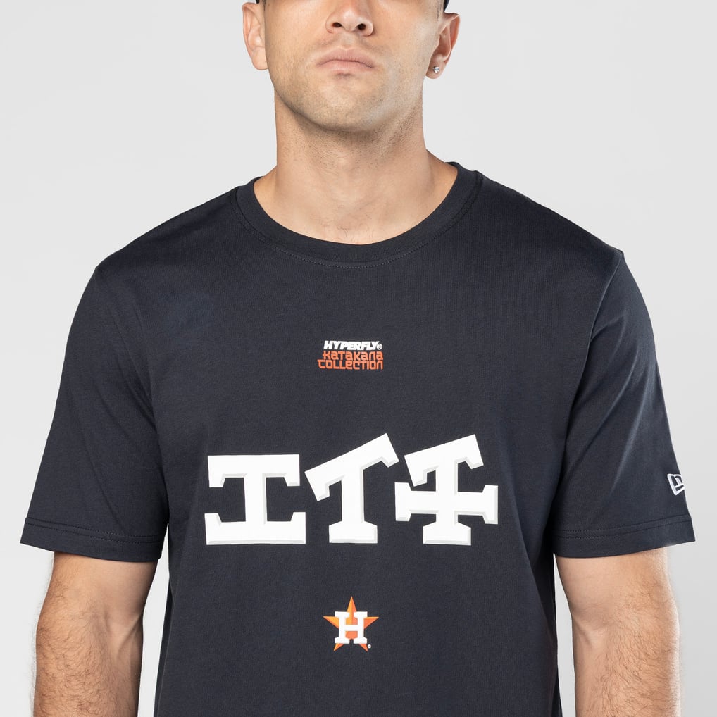 Houston Astros New Era x Hyperfly T-Shirt - Navy