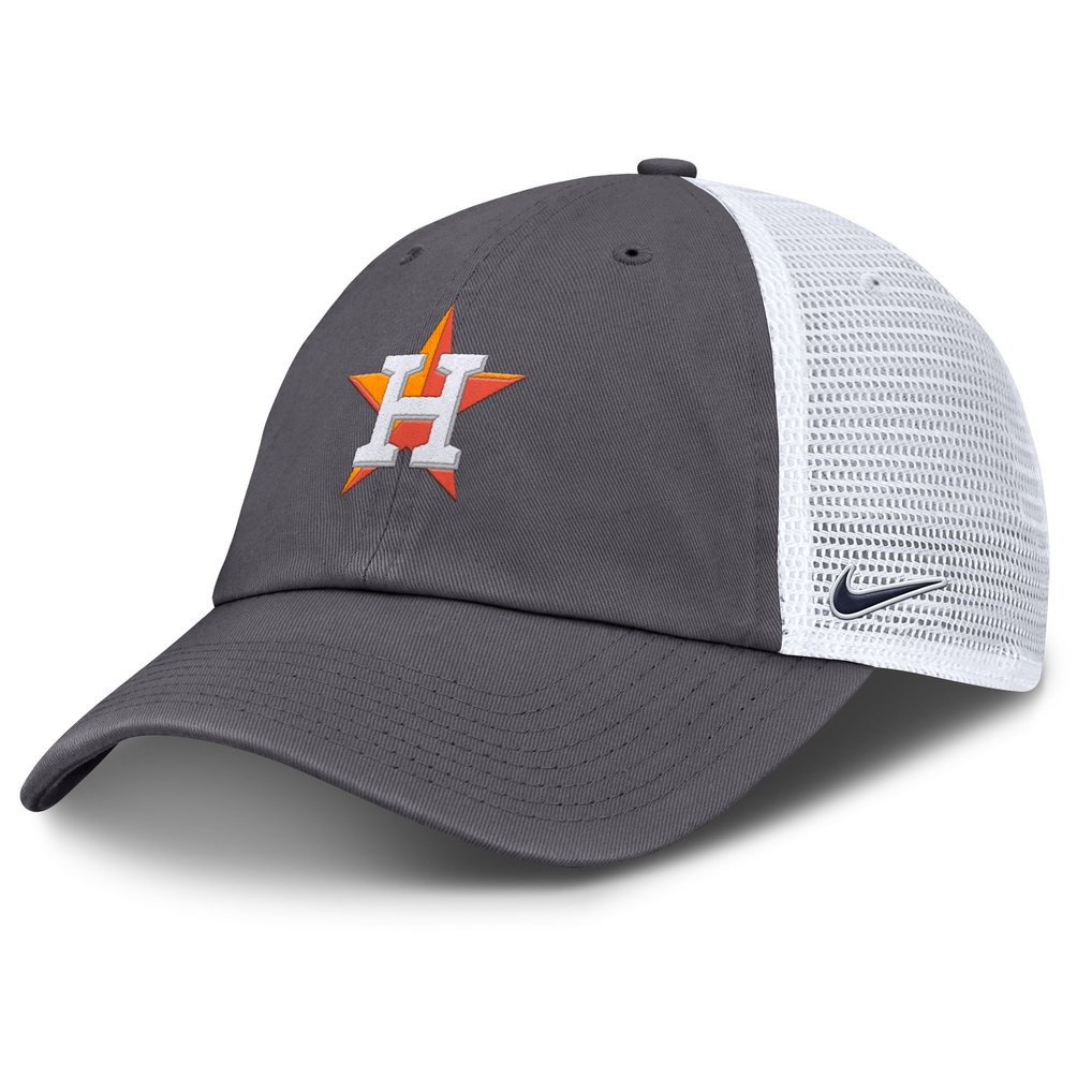 Houston Astros Nike Adjustable Trucker Hat - Gray