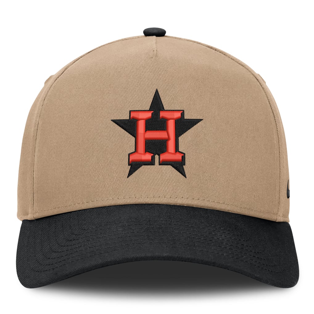  Houston Astros Nike Rise A-Frame Adjustable Hat - Khaki/Black