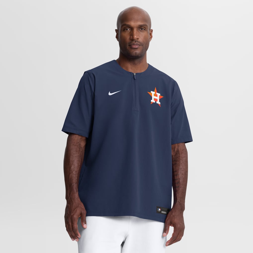 Houston Astros Nike Authentic Collection Dri-FIT Quarter-Zip Windshirt - Navy