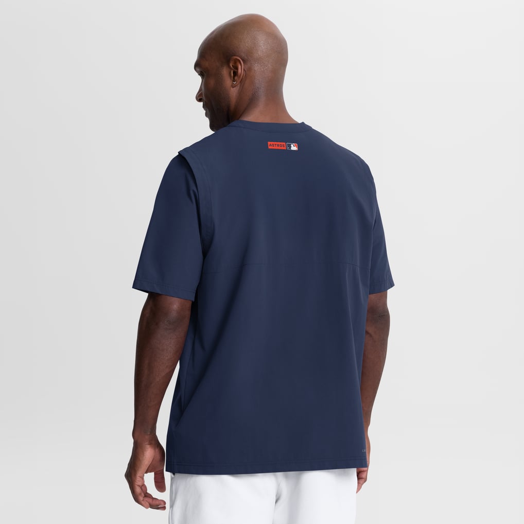Houston Astros Nike Authentic Collection Dri-FIT Quarter-Zip Windshirt - Navy
