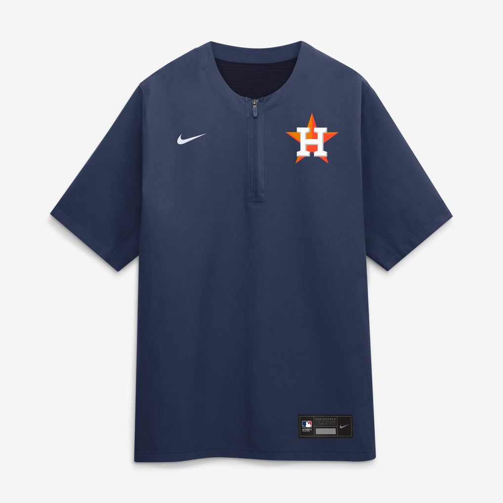 Houston Astros Nike Authentic Collection Dri-FIT Quarter-Zip Windshirt - Navy