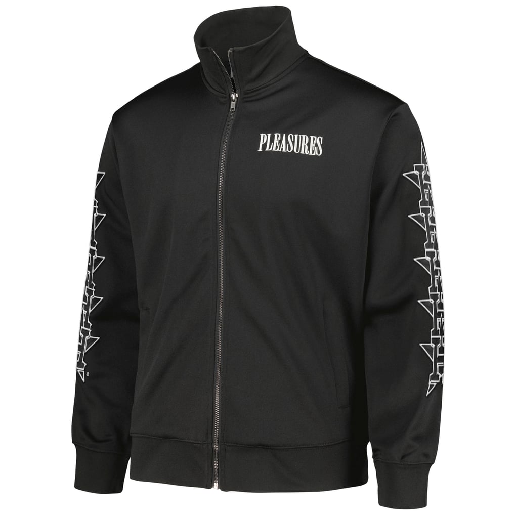 Houston Astros PLEASURES Pitcher Full-Zip Track Jacket - Black