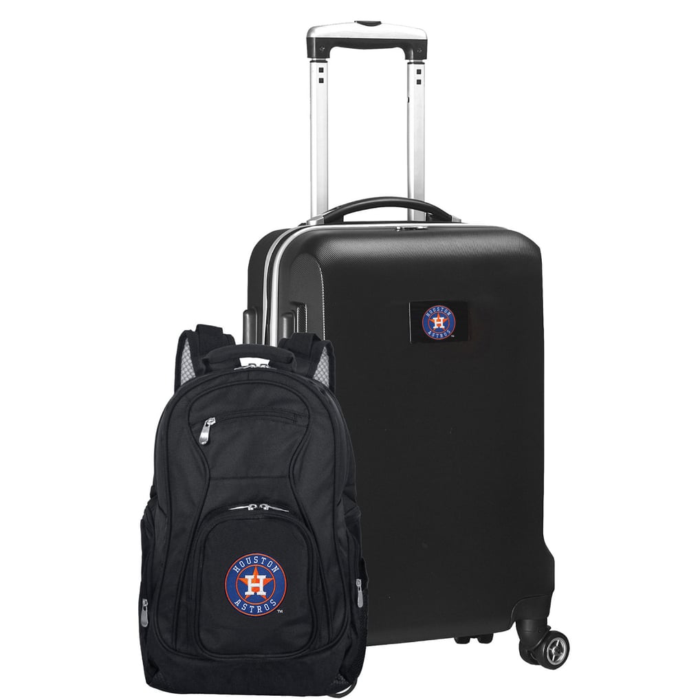 Houston Astros MOJO Deluxe 2-Piece Backpack and Carry-On Set - Black